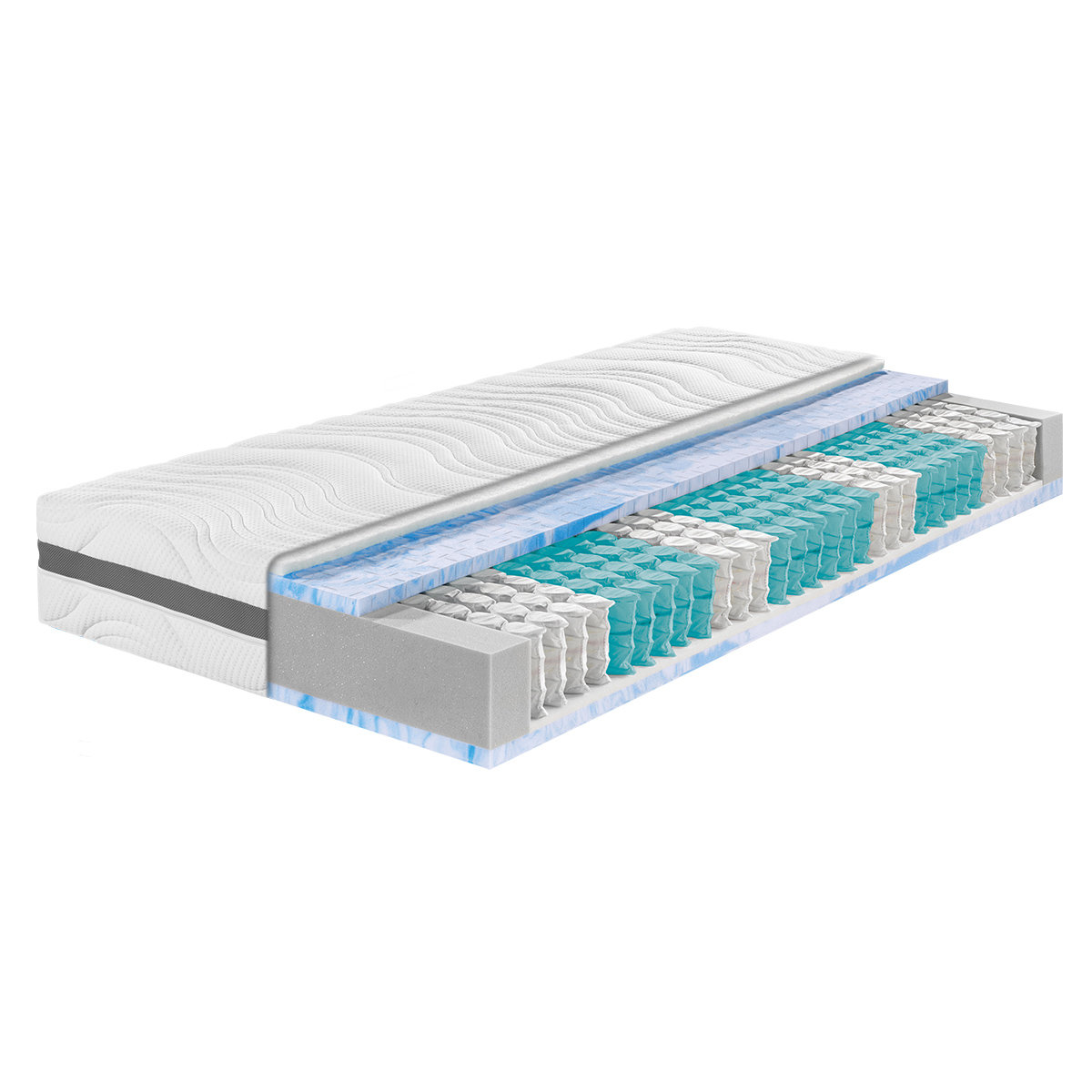 Irisette Komfort Gel TTFK 500 80x200 cm H2 (Medium bis 80 kg)